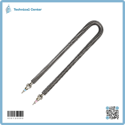 هيتر مزعنف(U)(طول100سم)(220V-6000W)(14.0mm)