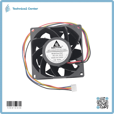 مروحة انفيرتر ط ش (12V-DC)mm(90X90X25)